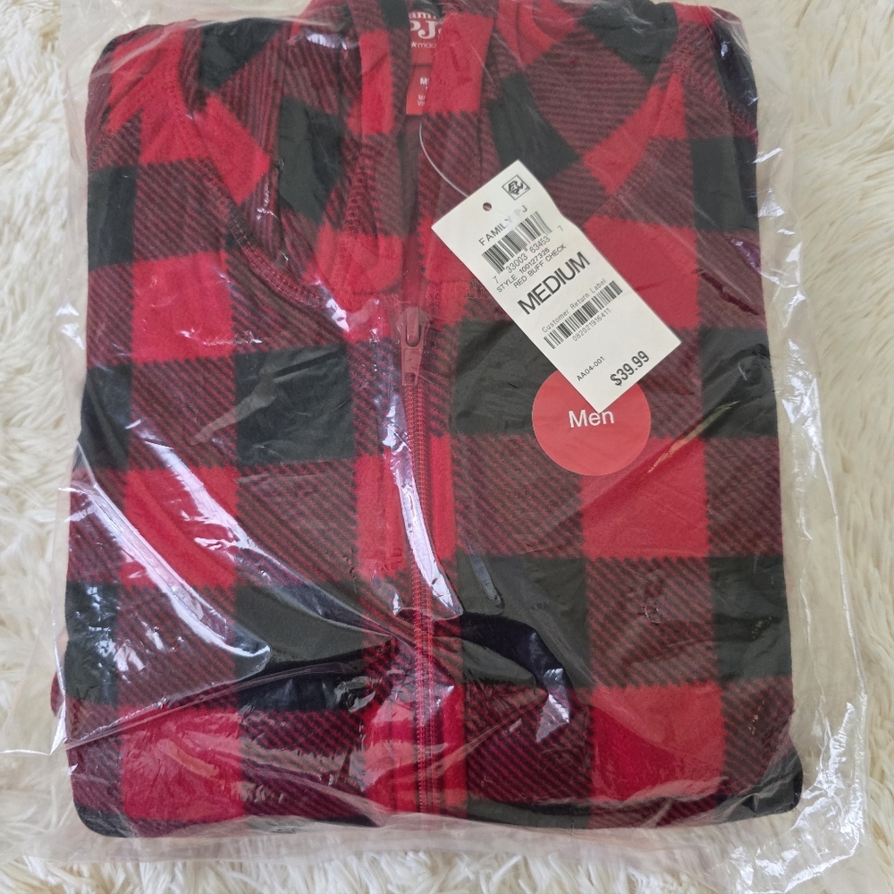 Mens Family Flannel Buffalo Plaid PJs size M - Picture 3 of 3